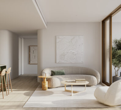 I04_1 Bed Kitchen and Living