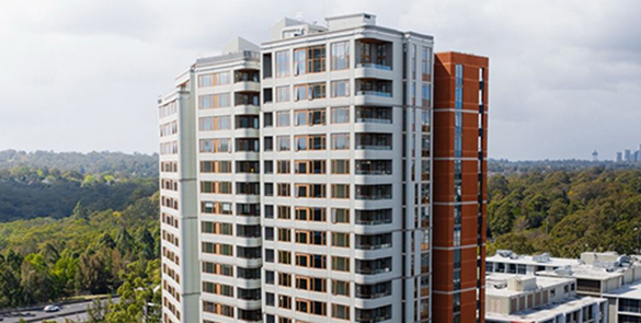 Photo of the on-site shared supports Macquarie Park building